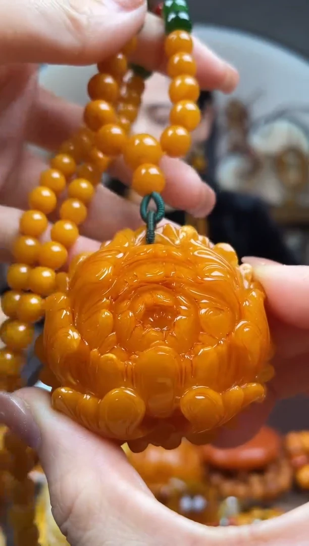 【闪购商品】琥珀裸石未镶嵌首饰 假1赔4（多样性发货1件（微瑕