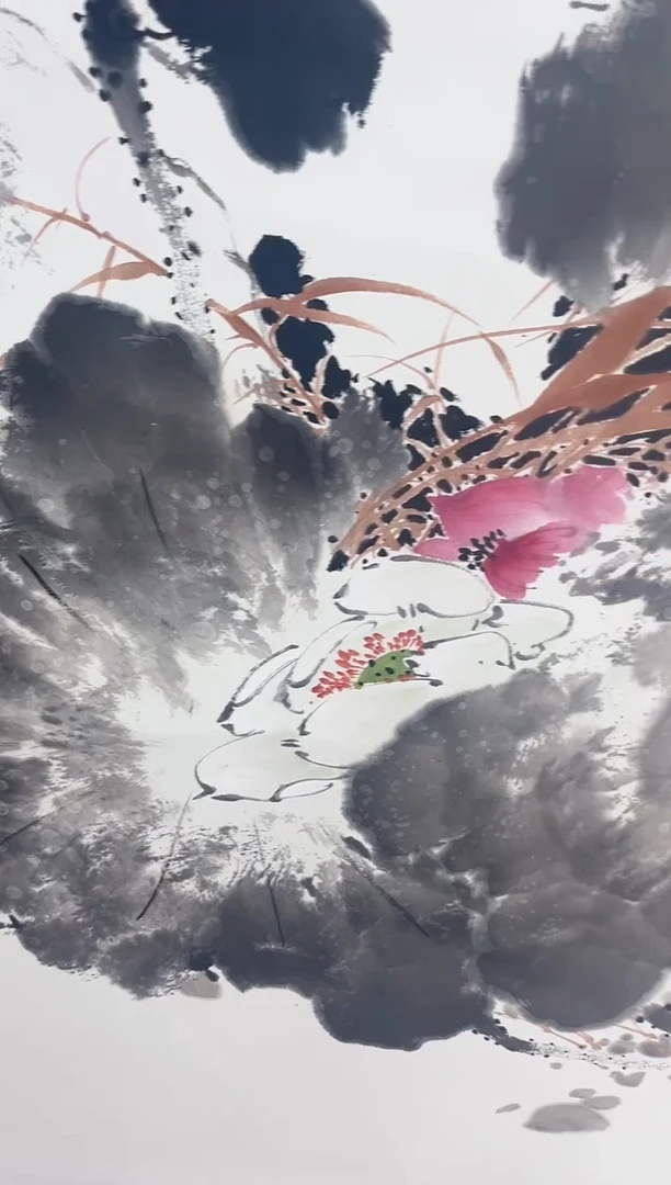 国画王洋洲老师四尺
