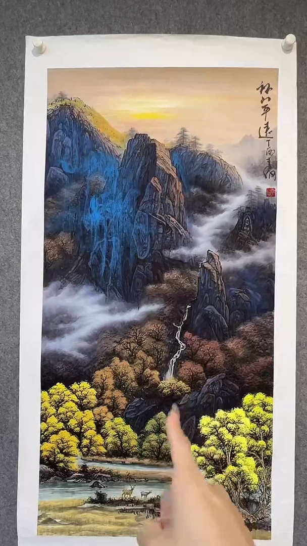 国画李纲-8平尺-国画作品
