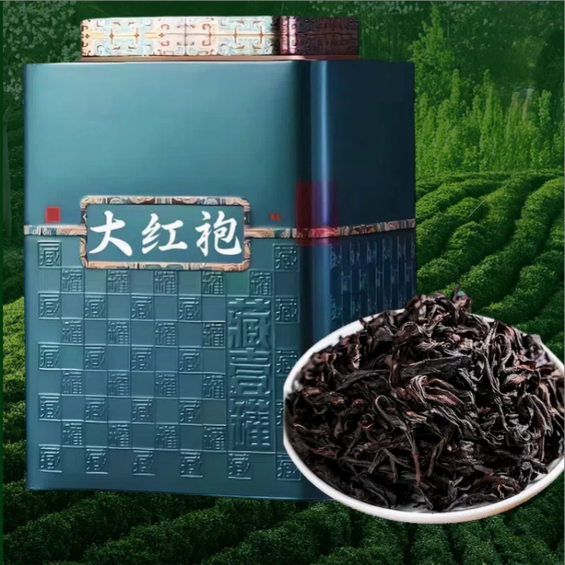大红袍茶叶2025新茶武夷岩茶乌龙茶高山茶茶叶罐装500g自饮送人