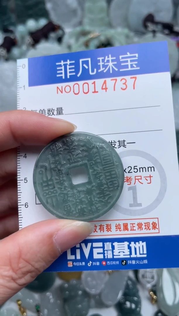 颈饰未镶嵌翡翠14737