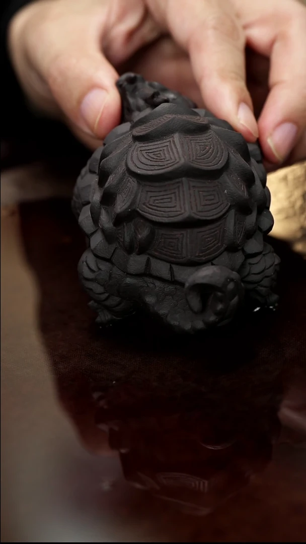 紫砂茶宠龙霸下紫砂
