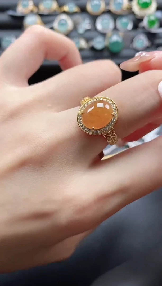 【闪购商品】翡翠戒指银S925镶嵌11111