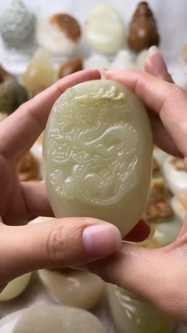 石材古青石棉纹正常不退换盘龙