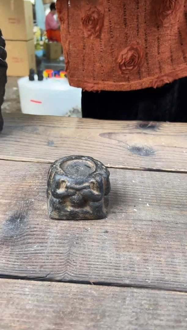 陶土【火山泥】三不猴