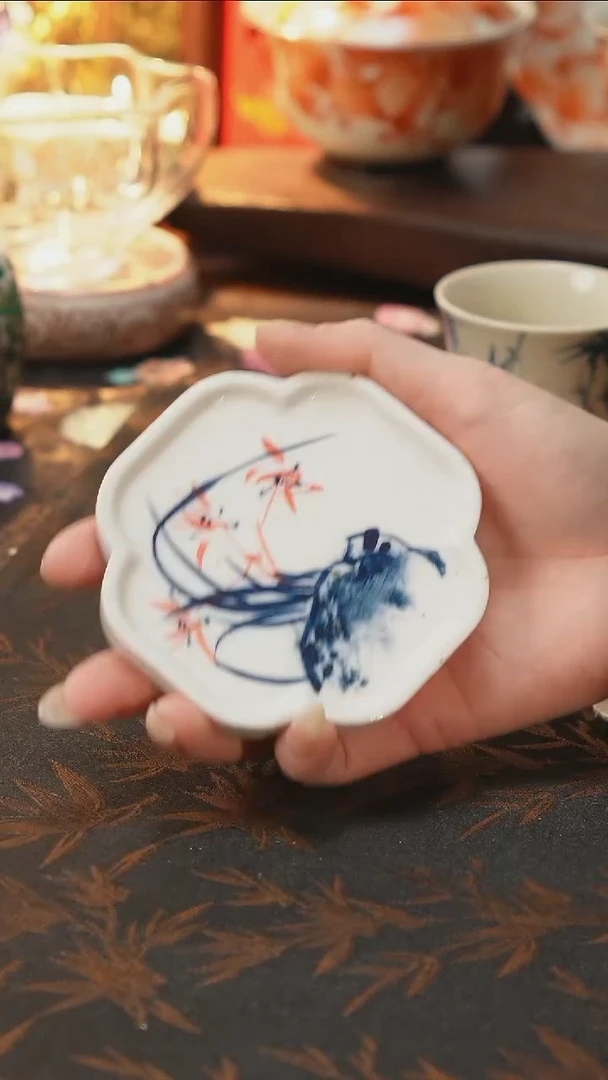 杯景德镇陶瓷杯碗柴烧多人