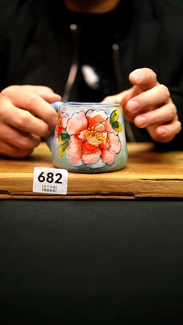 @@陶园瓷舍@@纯手工手绘@高温釉下彩