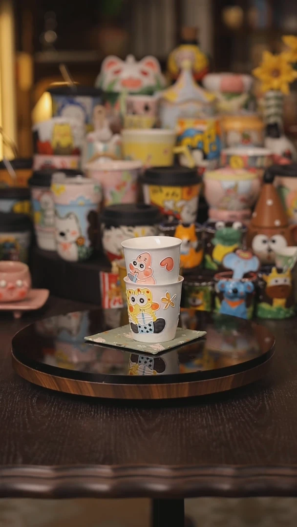 景德镇釉下彩绘设计师款式陶瓷