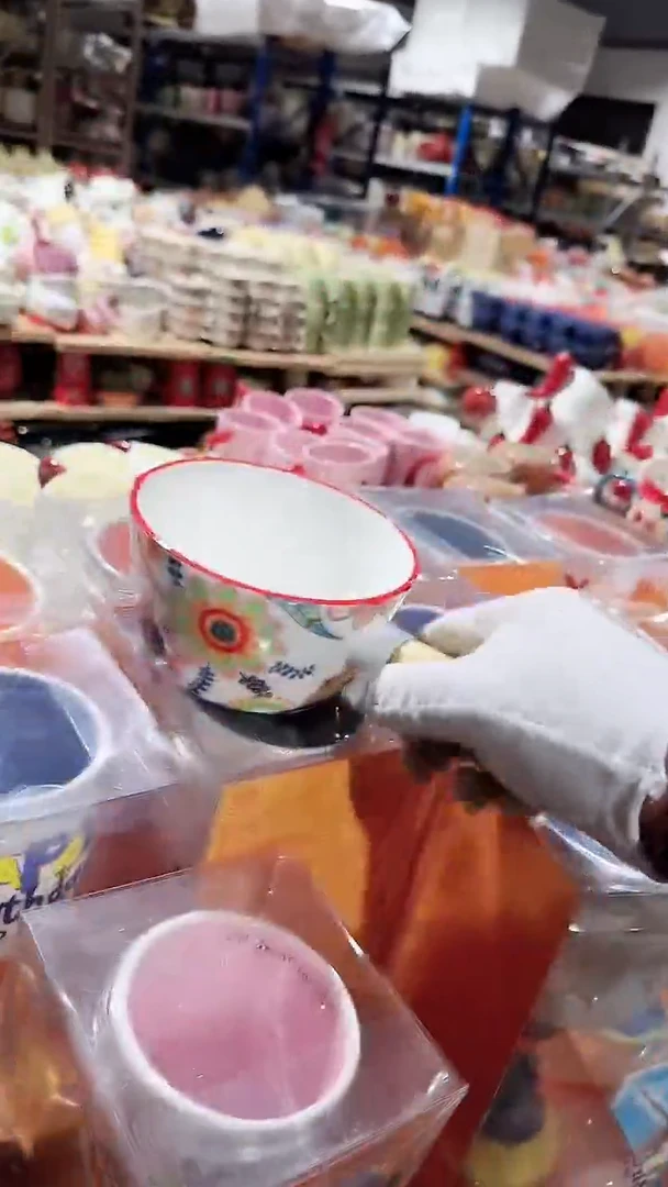 陶瓷圆手柄碗微瑕 凑满20元包邮