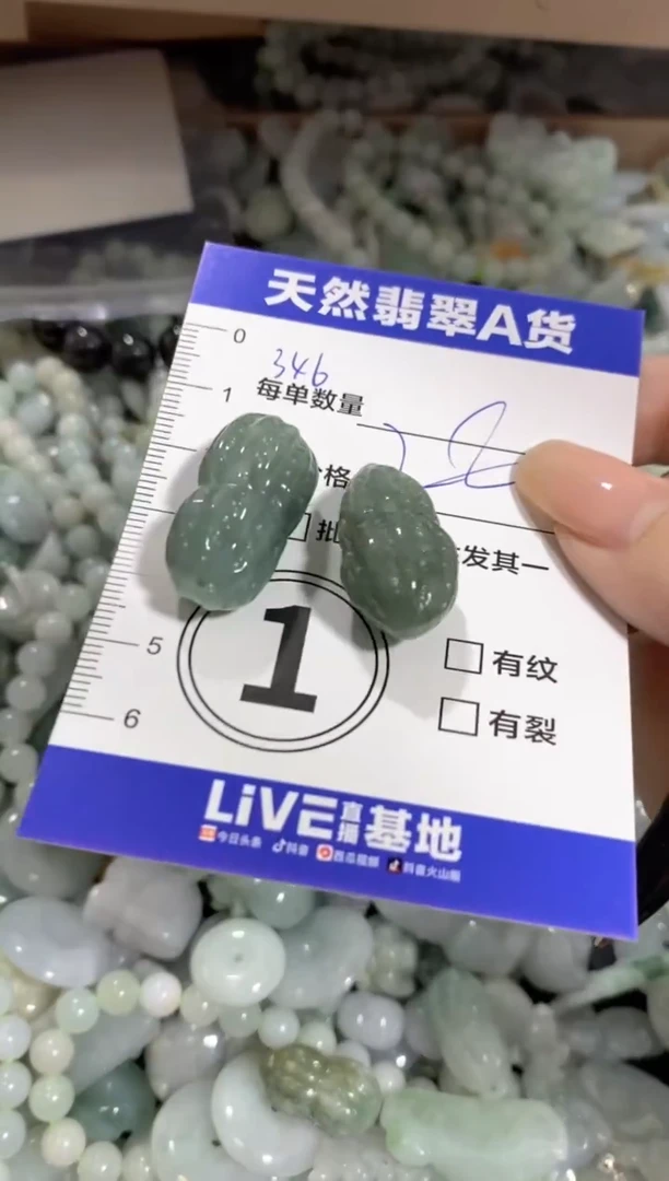 颈饰未镶嵌翡翠天然翡翠A货批量多样性发一件