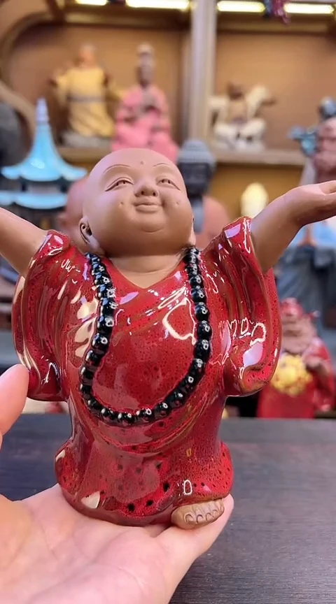 紫砂茶宠器闵茶宠摆件