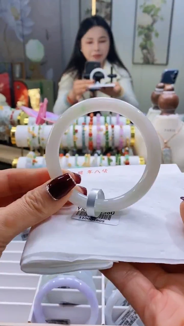 未镶嵌手镯翡翠7号57.7/8.1*7.9圆条