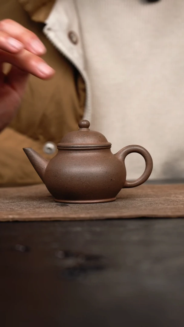 【闪购商品】紫砂茶壶桃花泥芭乐水平