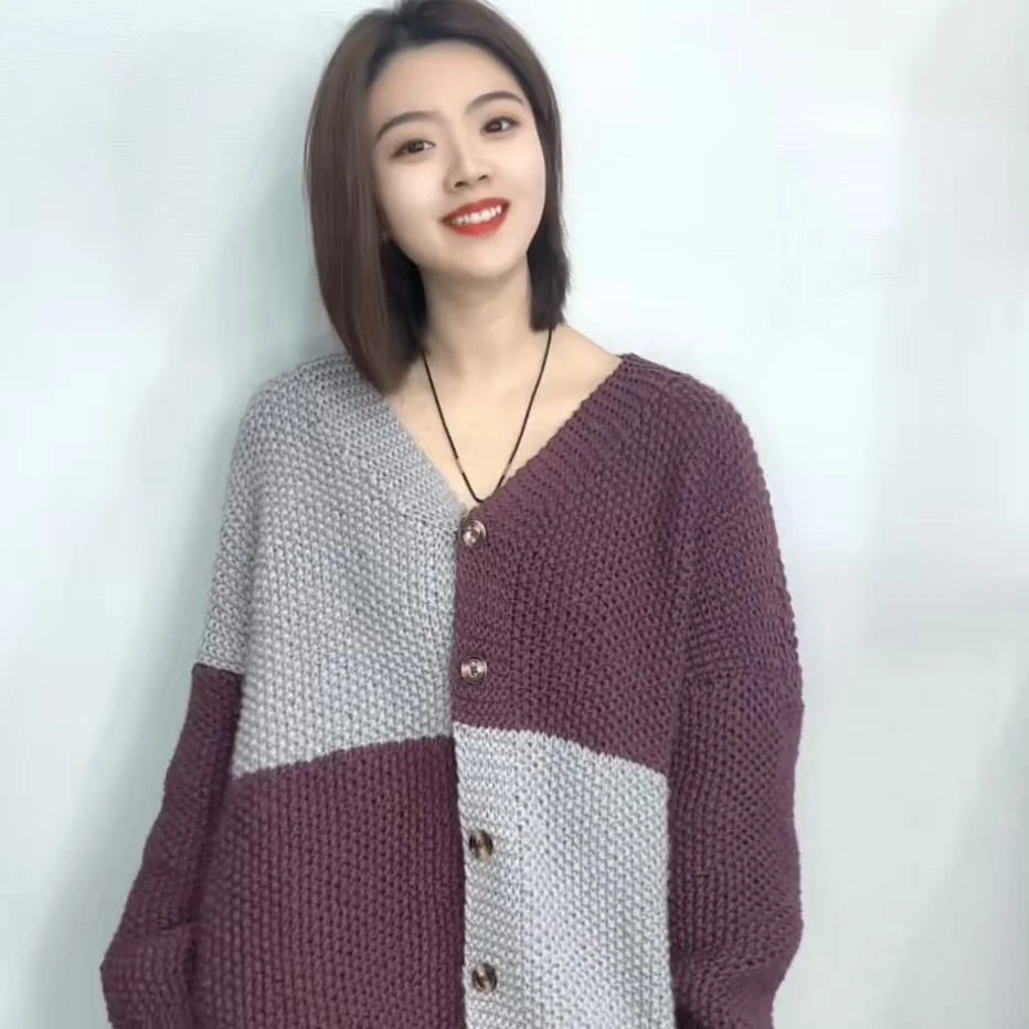 精品超柔拼色细羊毛羊绒手编毛线春季新品福利{买一送一}