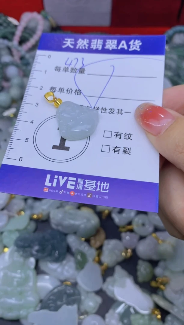 颈饰未镶嵌翡翠天然翡翠A货批量多样性发一件