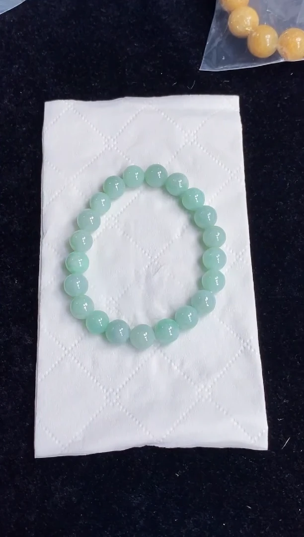 未镶嵌手串翡翠86天然缅甸翡翠A货一物一证