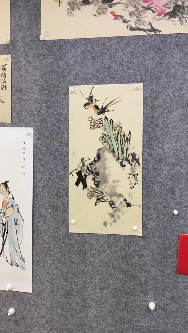 国画尚定固国画作品