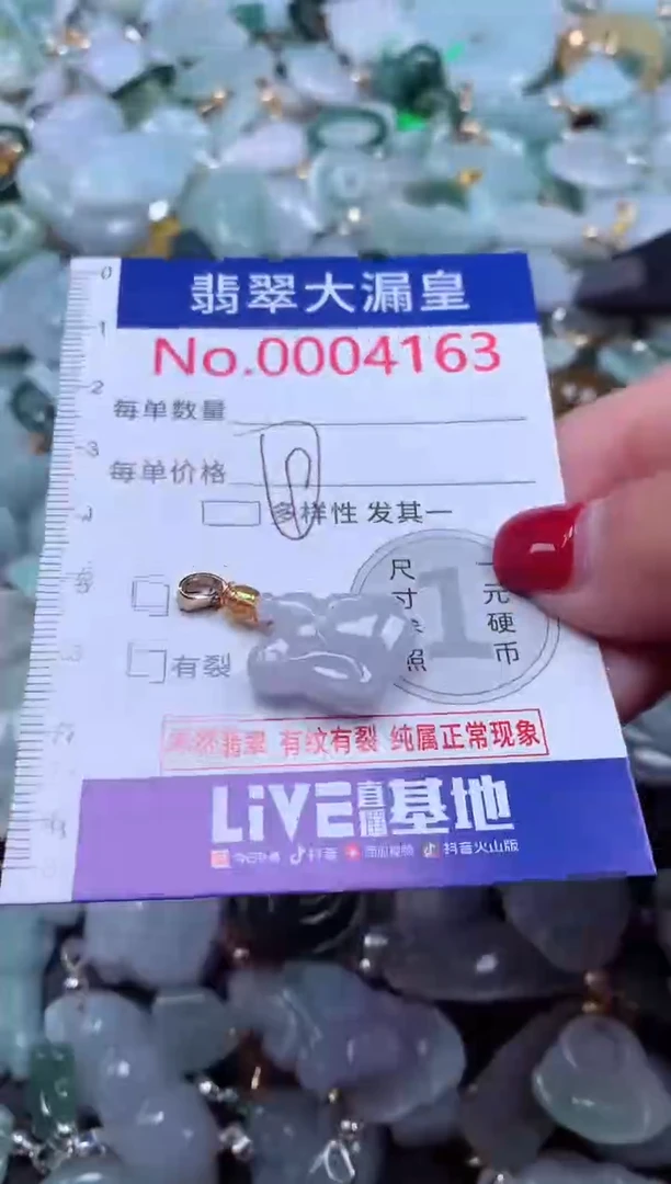 颈饰未镶嵌翡翠4163