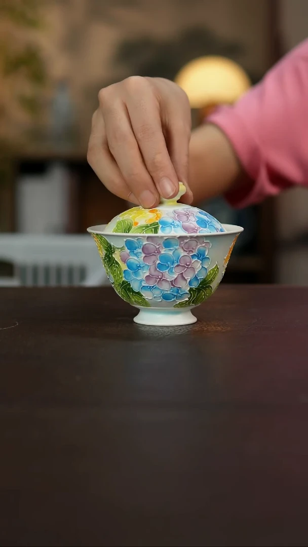 杯景德镇陶瓷杯碗柴烧多人