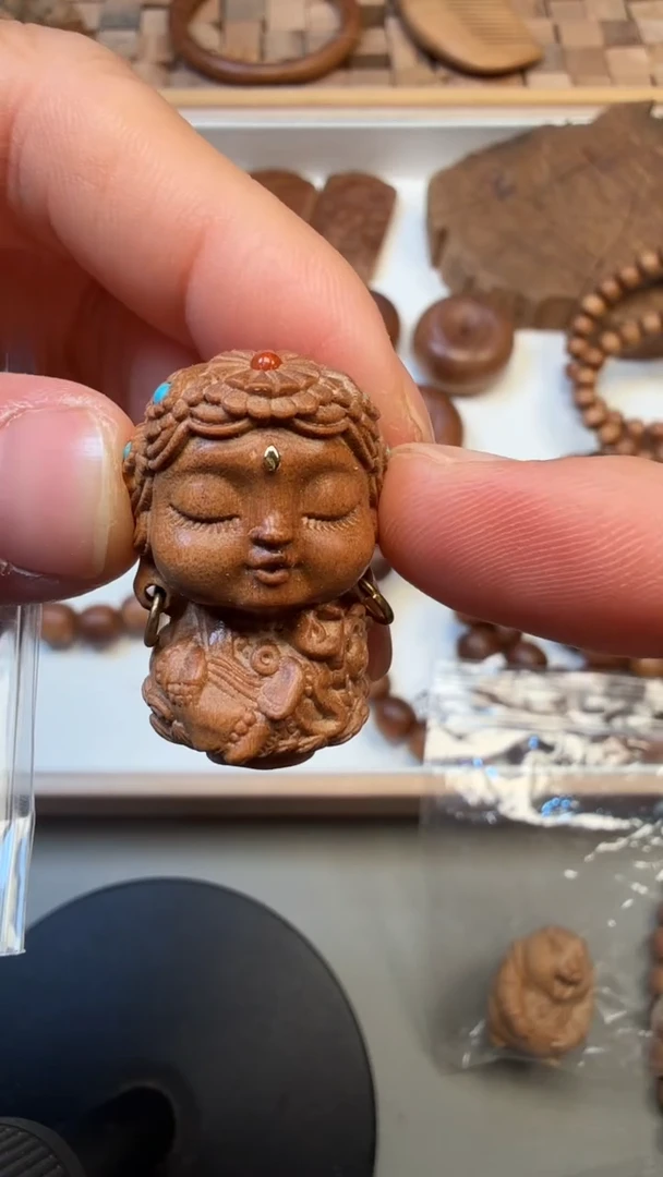 檀香木其他度母挂件