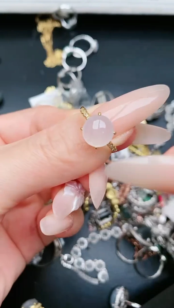 翡翠戒指银S925镶嵌.....