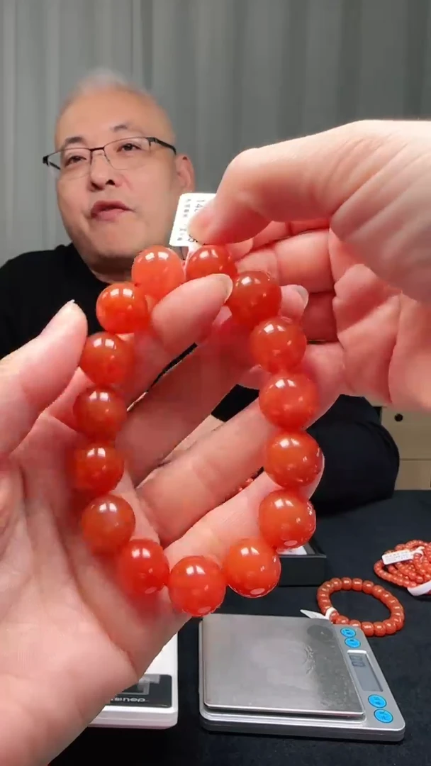 未镶嵌多样性发一件南红玛瑙14mm保山圆珠单圈