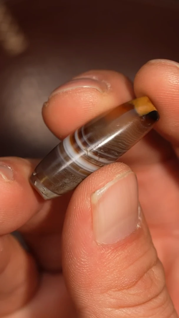 未镶嵌颈饰玛瑙/玉髓冲赛康胡子哥，DIY一117