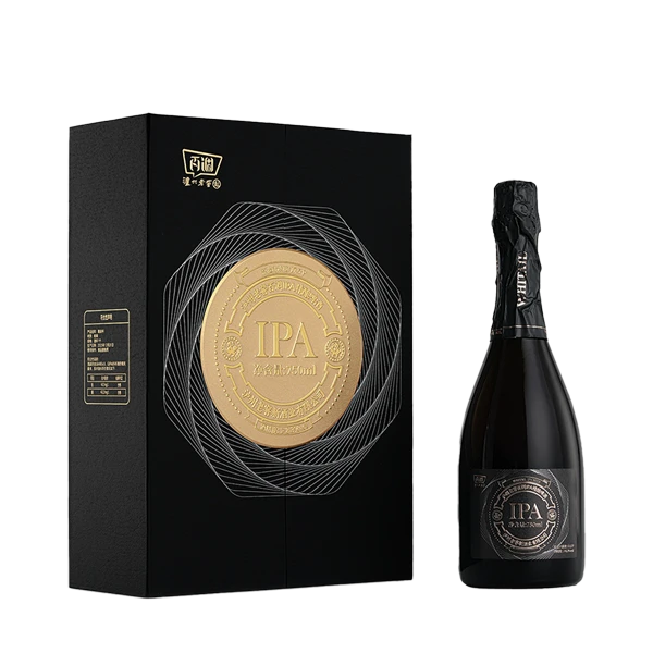 百调精酿啤酒IPA 进口麦芽双层发酵 净含量750ml麦汁浓度17.5