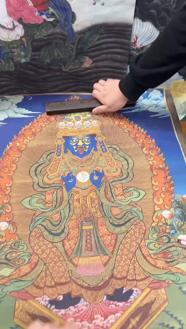 卷轴画刘洋画院老六专属AA154