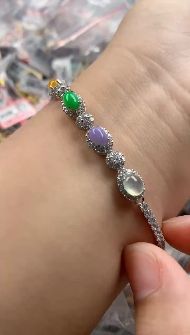 银S925镶嵌戒指翡翠111    7