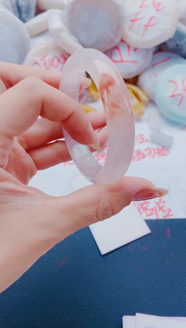 未镶嵌手镯石英质玉N98-55-56