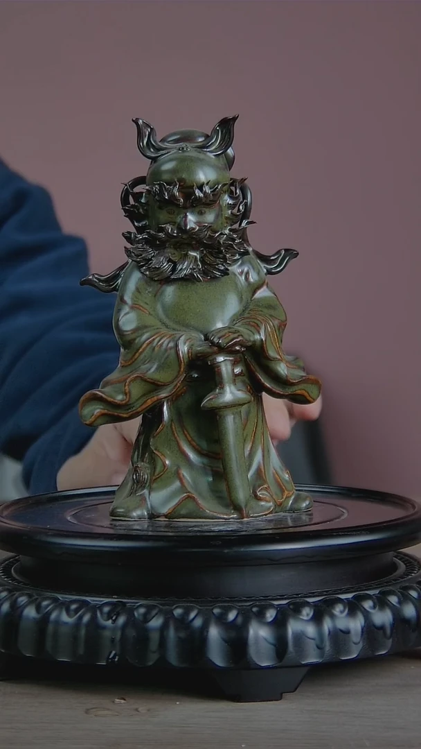 景韵堂仿清茶叶末釉