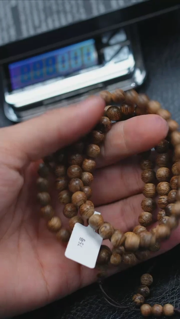 【闪购商品】沉香手串柬埔寨菩萨棋0.7多圈19g+