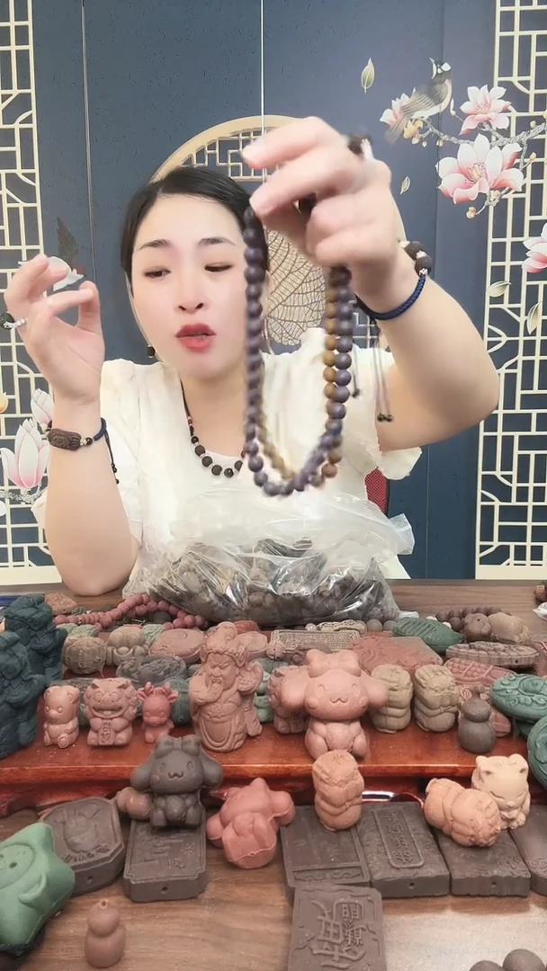 泥塑随机双圈手串1单