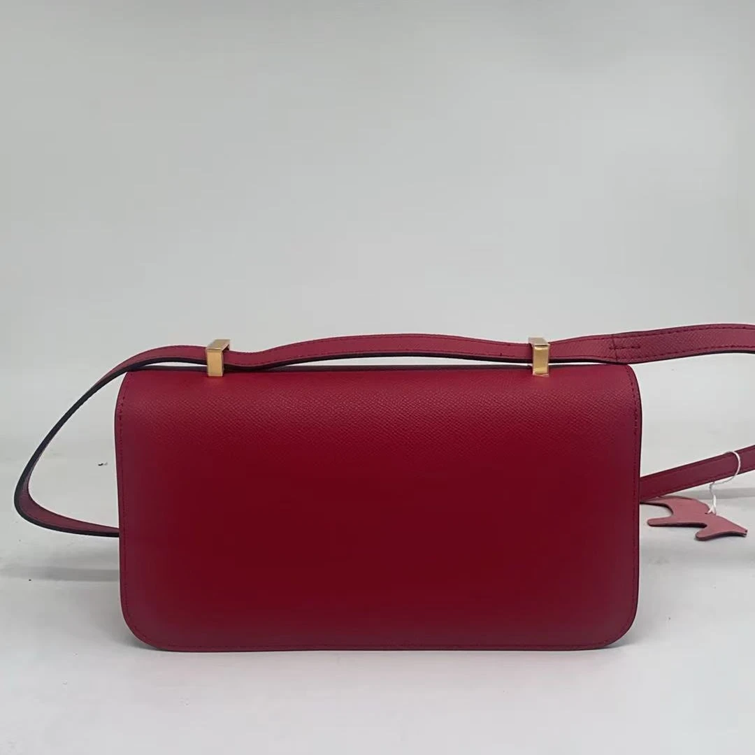 【工厂直销】XKY-6999-酒红斜挎女包