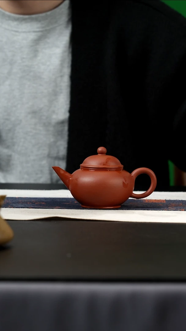 茶壶紫砂红泥水平，150cc