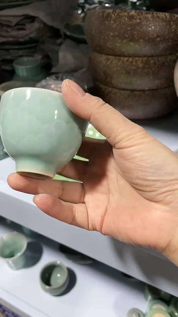 【闪购商品】纯手工 特价 微瑕 慧仙青瓷