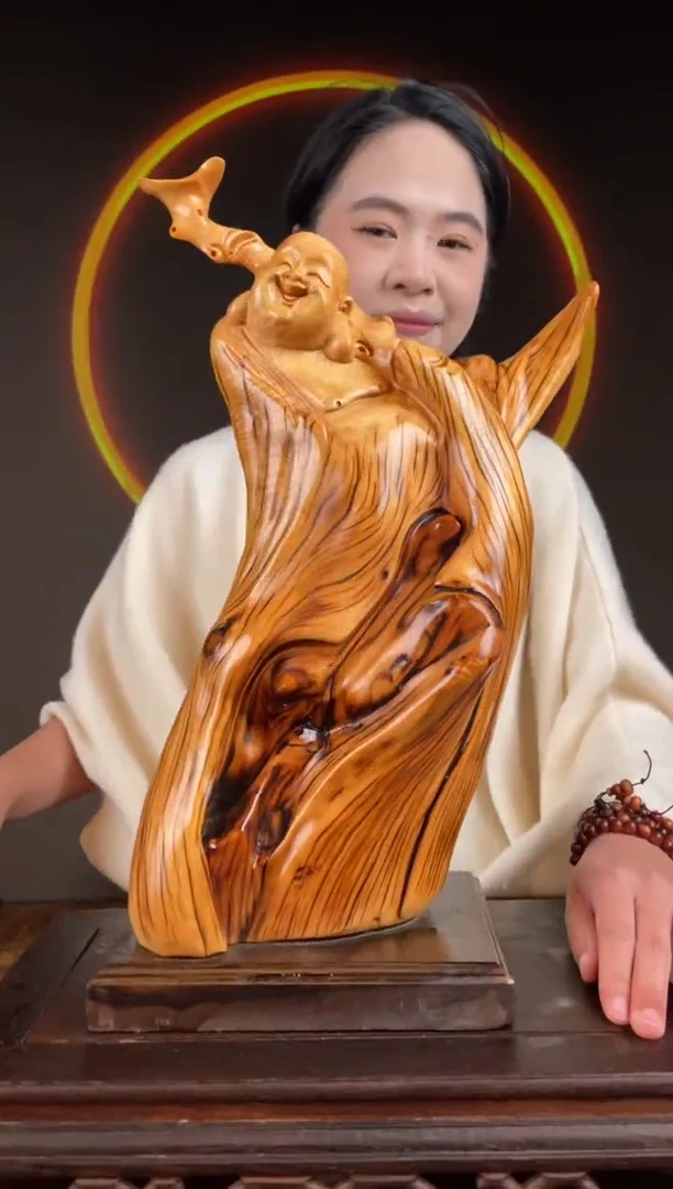 柏木（崖柏）手工摆件,先抢先得! 编号:86