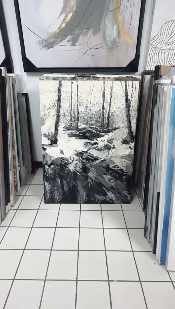 竖款168美术馆 装饰画120*90