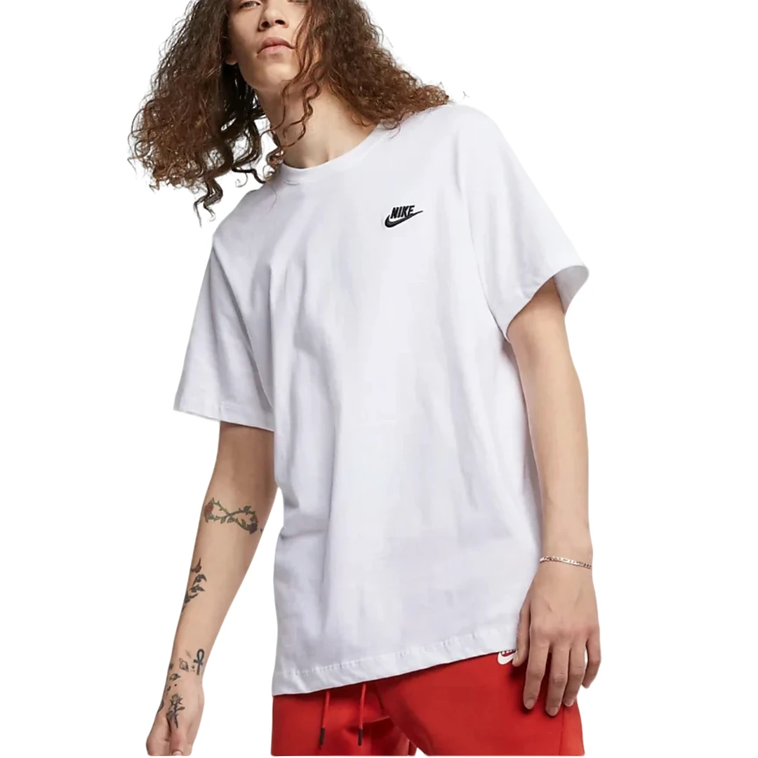 【秋季上新】耐克男NSW CLUBTEE刺绣logo白简约针织衫AR4999101