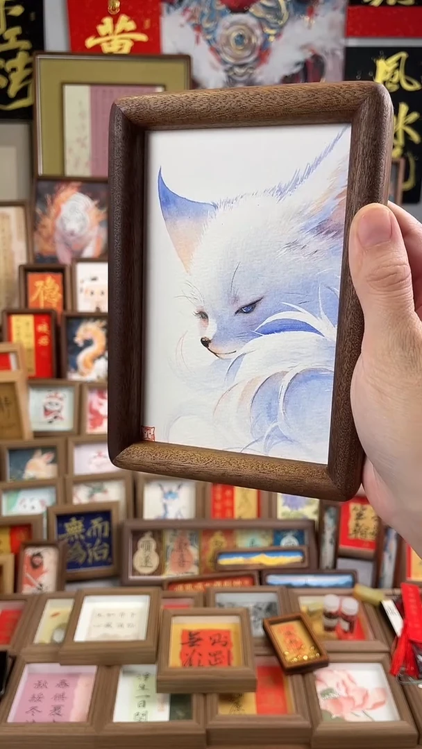 国画纯手绘书法绘画作品