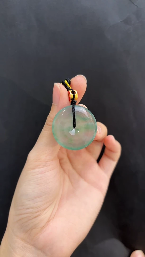 吊坠(不含链)未镶嵌翡翠翡翠平安扣吊坠多人不退不换