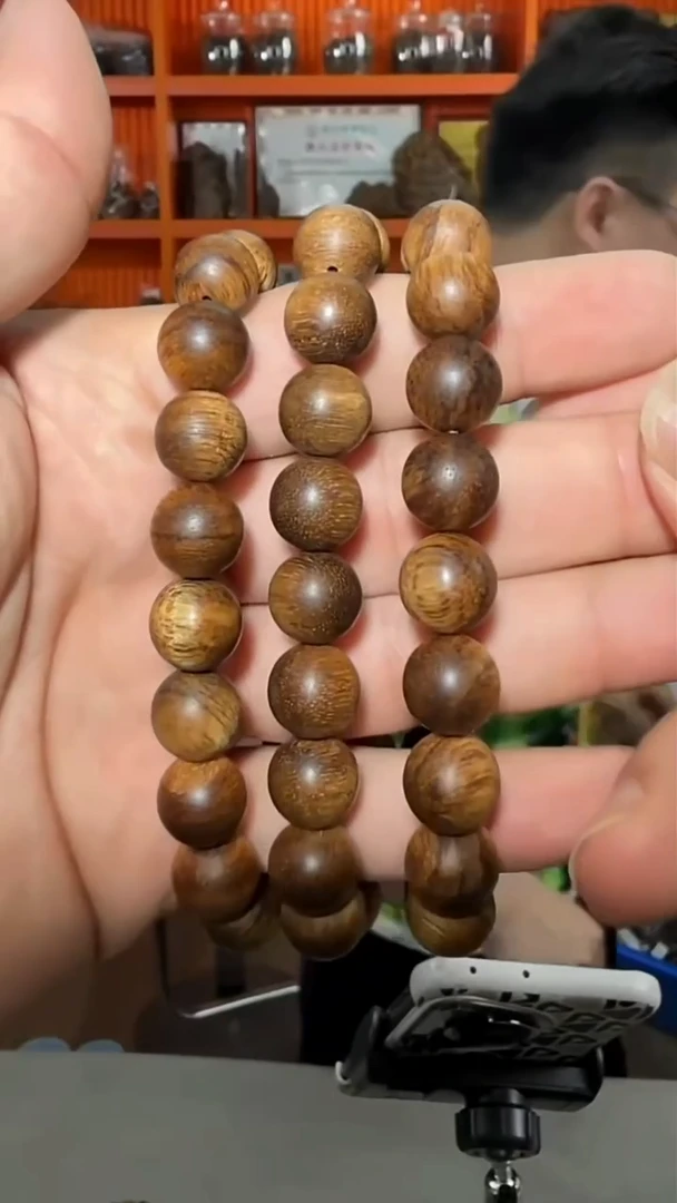 沉香手串29号单圈虎斑15g1.1多样性发一