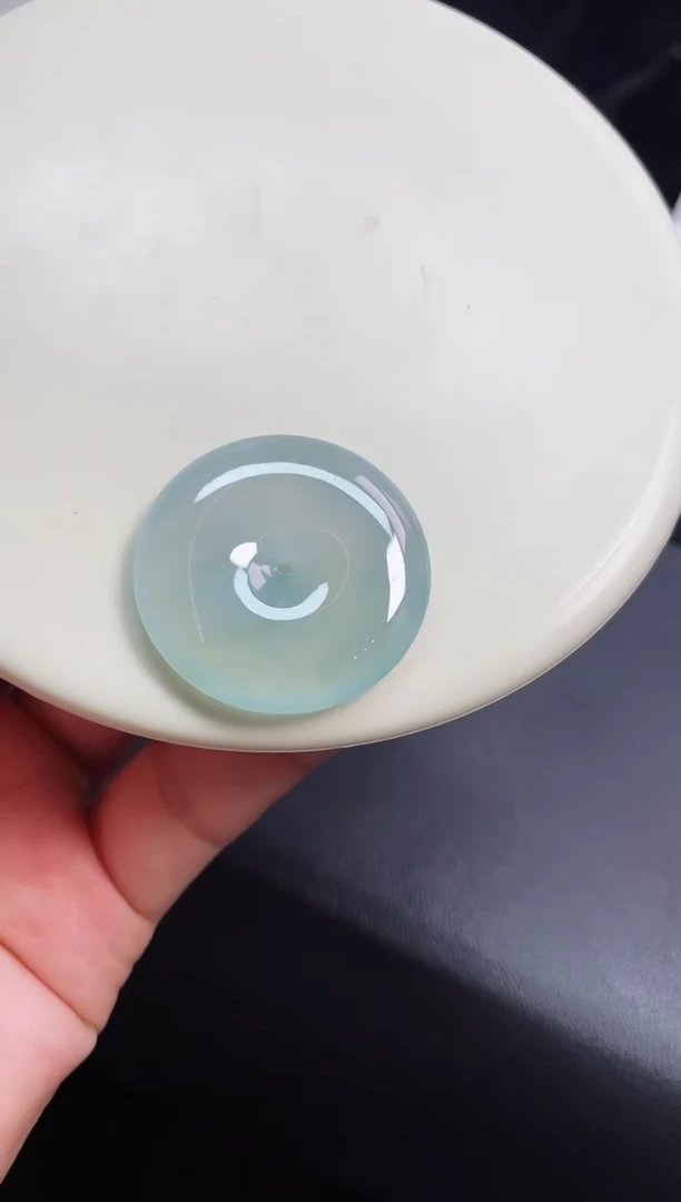 颈饰未镶嵌翡翠平安扣尺寸32.4   6mm【5】
