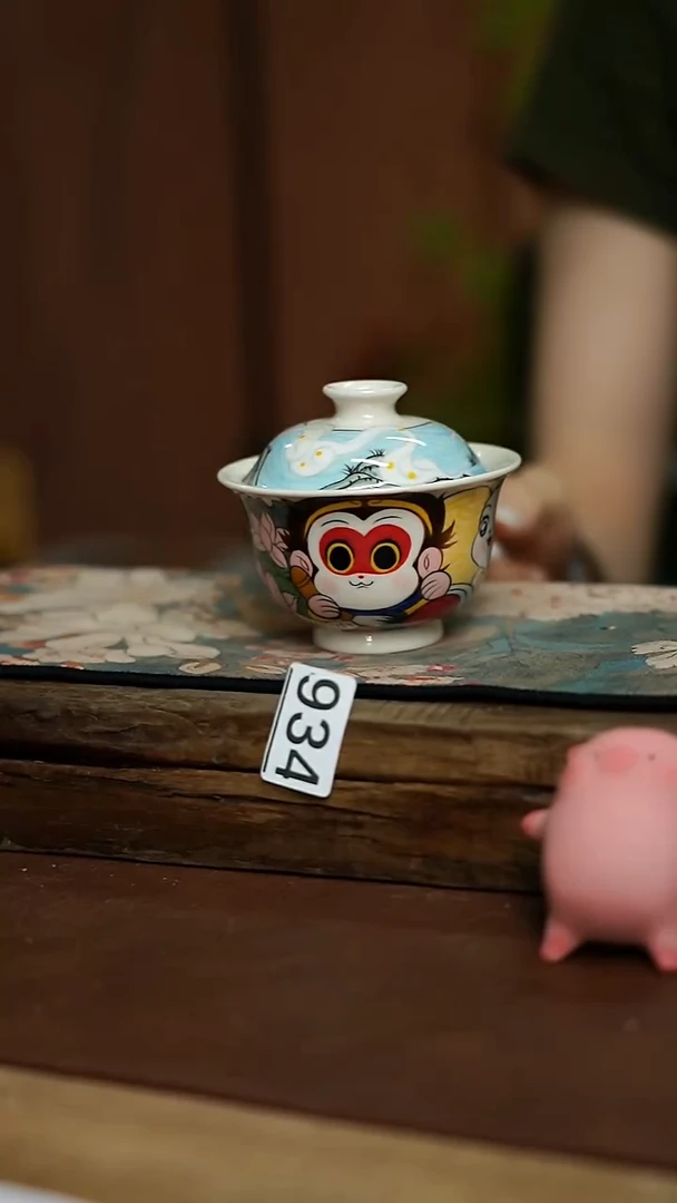 福利！！设计师手作款 泥古设计师 盖碗