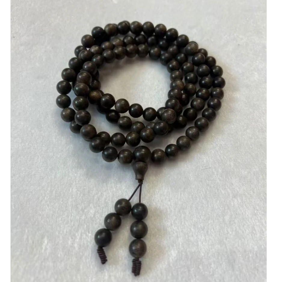 【杨总宠粉】Rsp0145文莱软丝沉香手串108*0.8（秒沉水）(多样性发货）