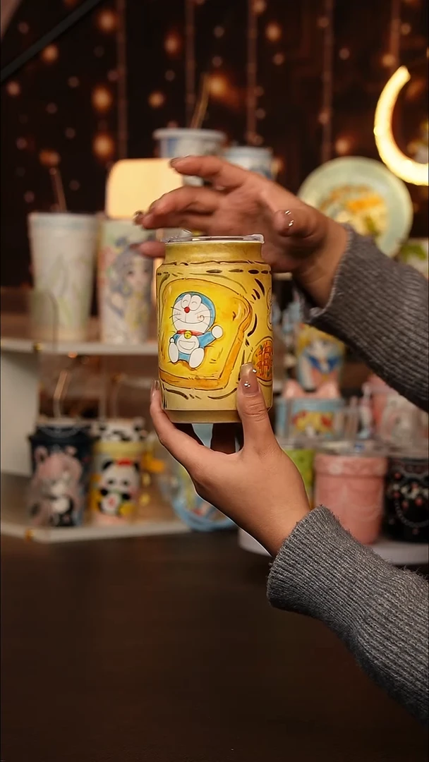 (玉泥）景德镇手工手绘文创陶瓷杯