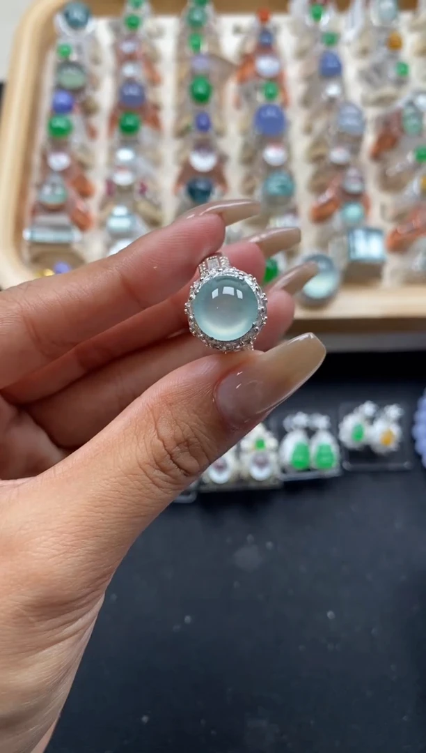 未镶嵌戒指翡翠缅甸天然a货翡翠