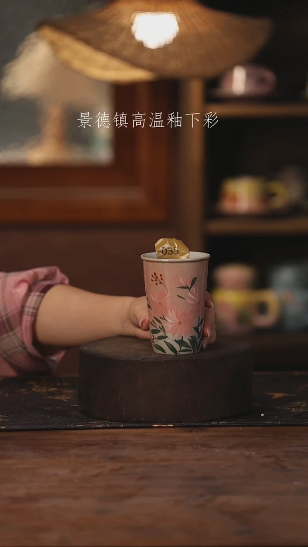 陶瓷景德镇高温釉下手绘陶瓷035
