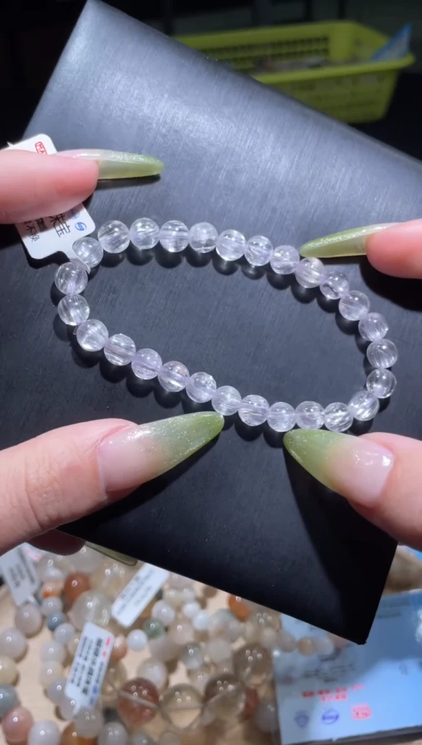 【闪购商品】锂辉石紫锂辉未镶嵌199号多样性发货一M 约6+